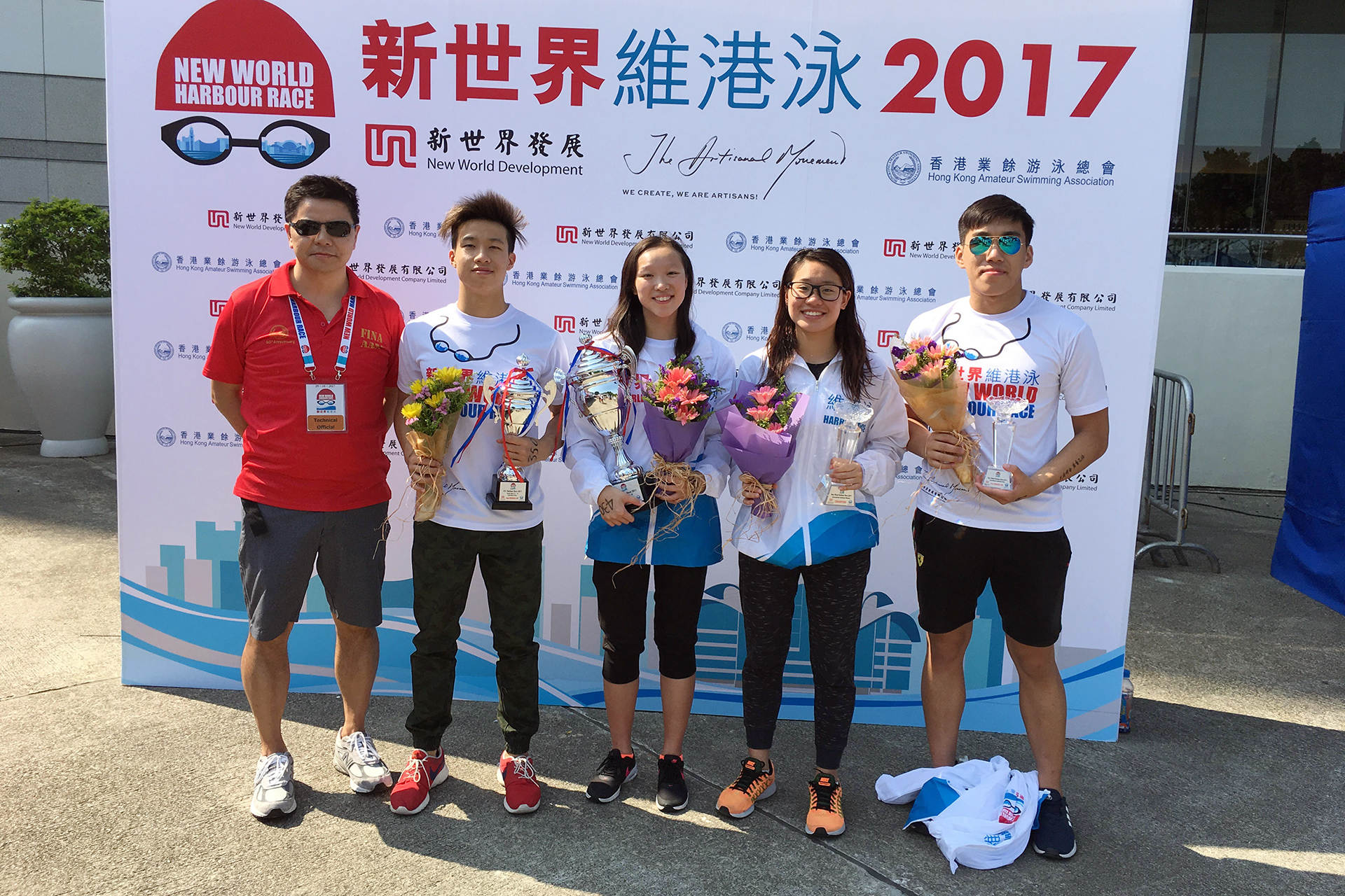 Win Tin Swimming Club - 2017 New World Harbour Race 1