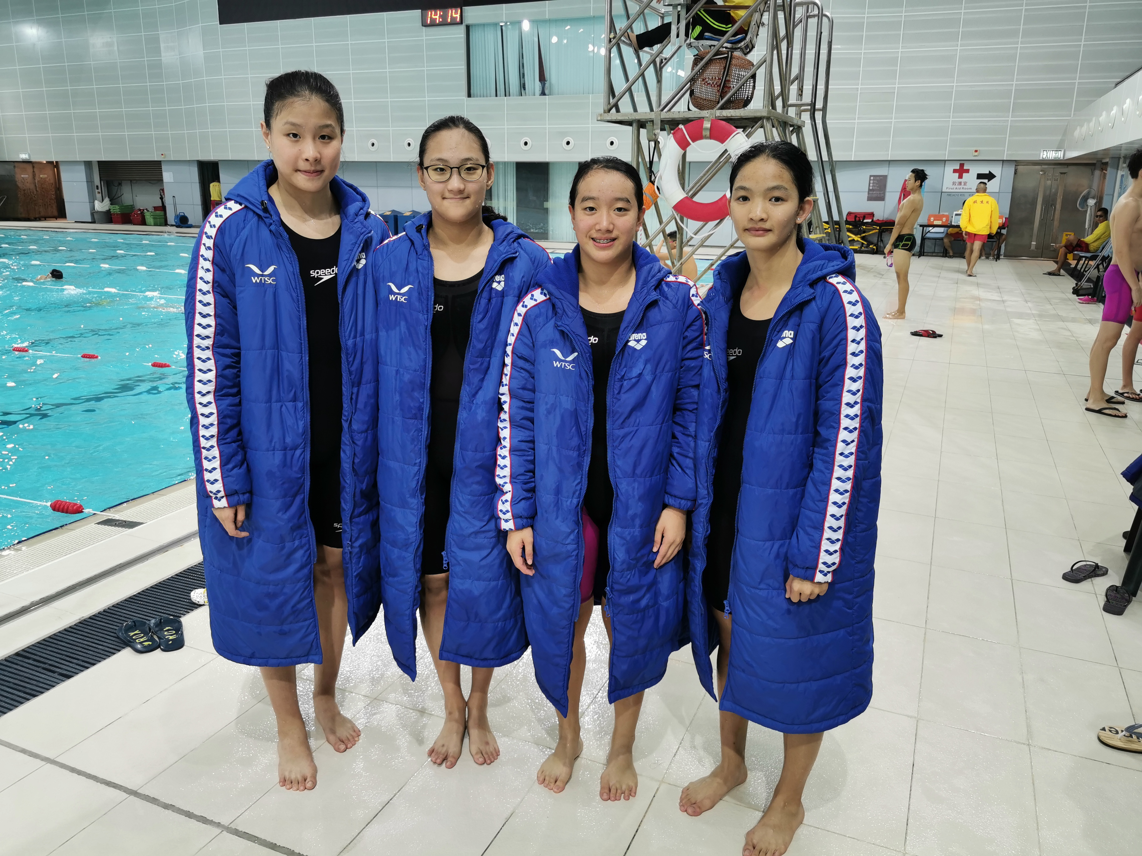 Wtsc Swimmers Created The New Girls 4 X 100m Medley Relay Hk Youth