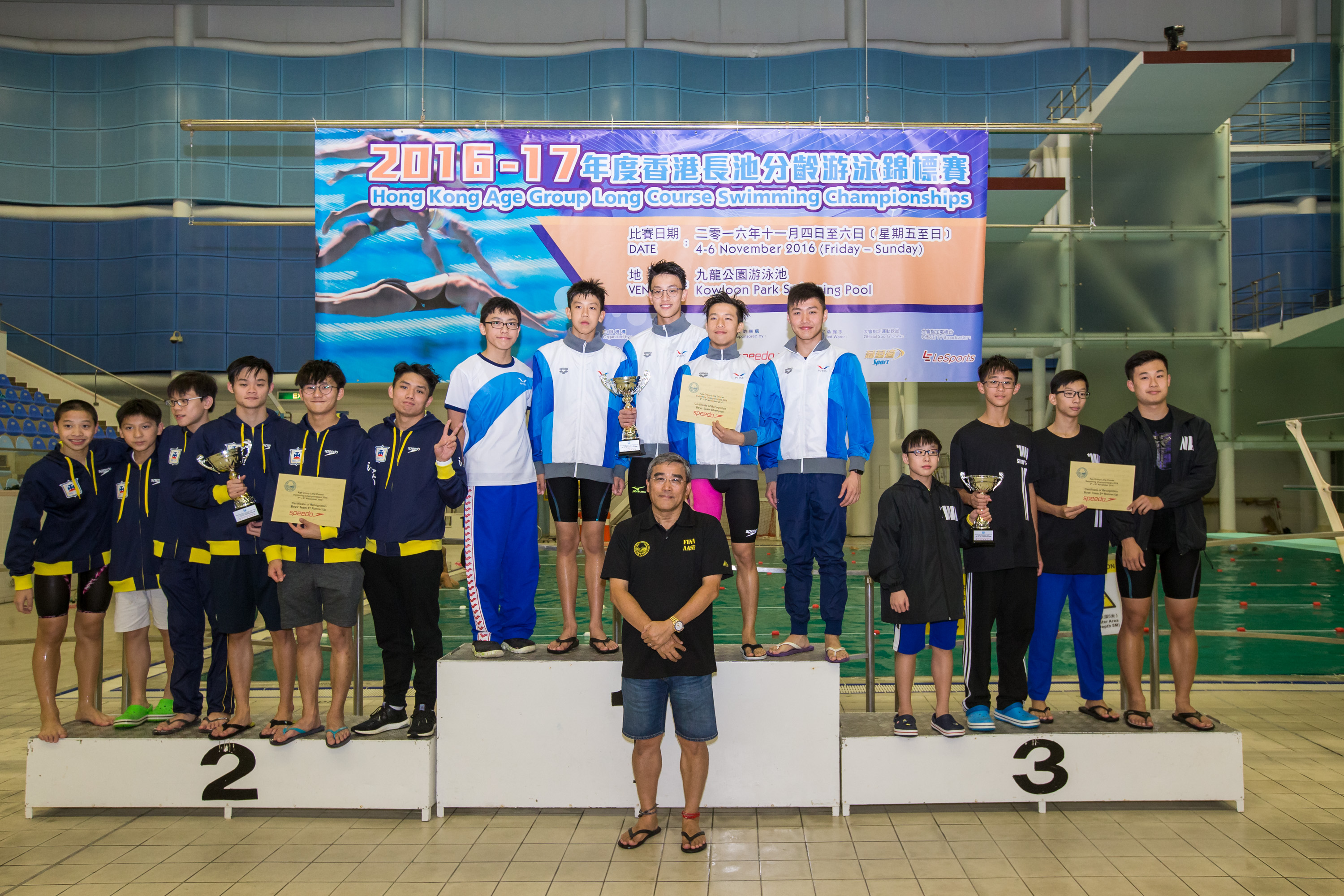 Win Tin Swimming Club - 2016 LCC Boys Team Championship